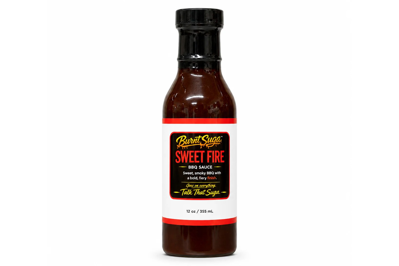 Burnt Suga Sweet Fire BBQ Sauce with a Bold, Fiery Finish